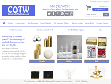 Tablet Screenshot of candlesontheweb.secured-area.co.uk